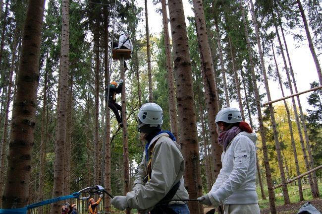 “Hauska & Partner” Augsto un zemo virvju komandas veidošanas treniņš